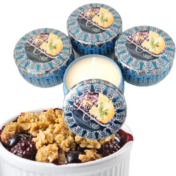 LJC34 Blueberry Cobbler Tin Candles