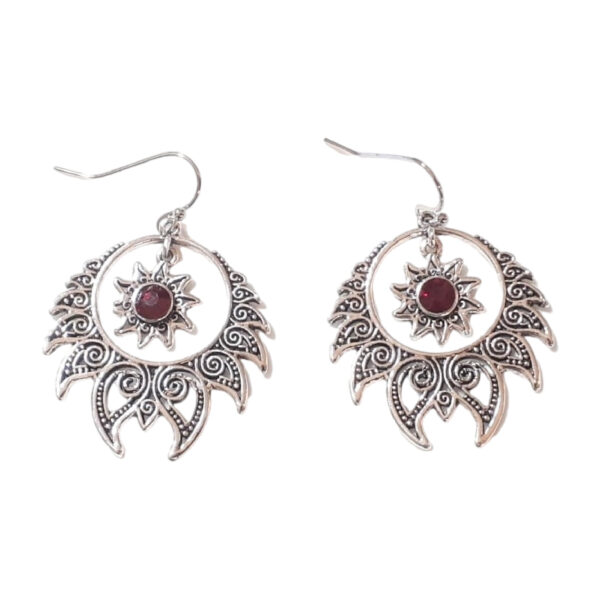 LJCE57 Sun Earrings