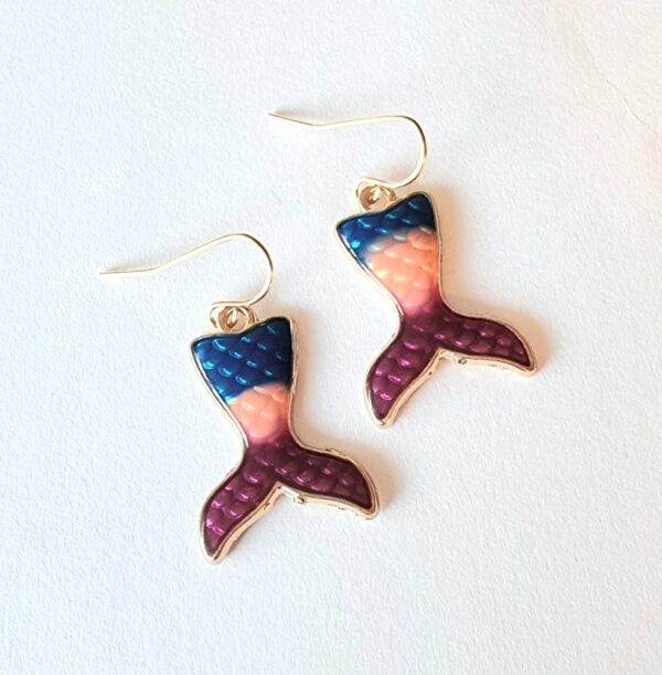 LJCE70 Mermaids Tail Earrings