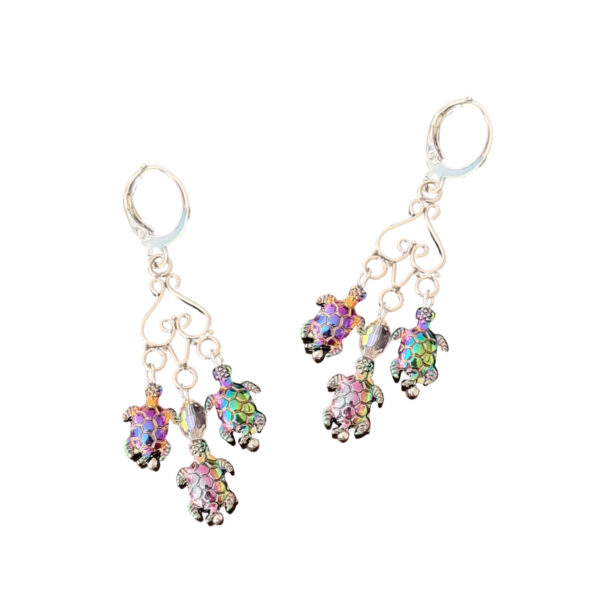 LJGE88 Trio Turtle Earrings