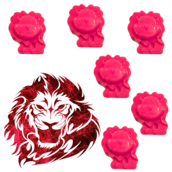 LJS6111 Red Mini Lion Soaps