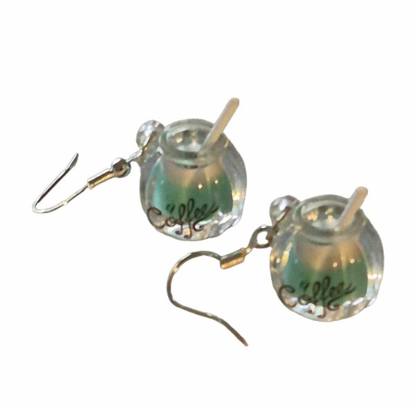 LJCE888 Coffee Mug Earrings - Image 4