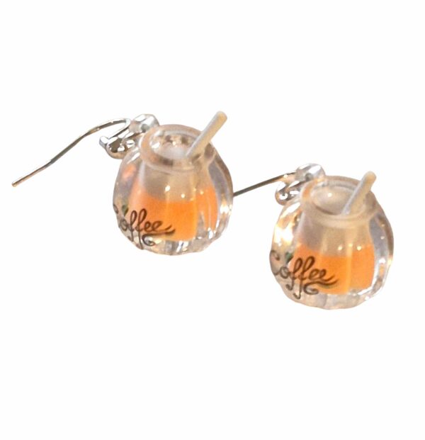 LJCE888 Coffee Mug Earrings - Image 5