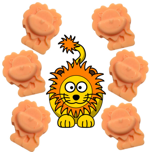 LJS67 Orange Mini Lion Soaps