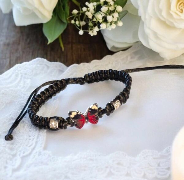 LJCB13 Black Butterfly Bracelet